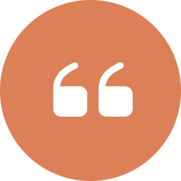 Here's an alt tag for the image: `Testimonial quote icon`